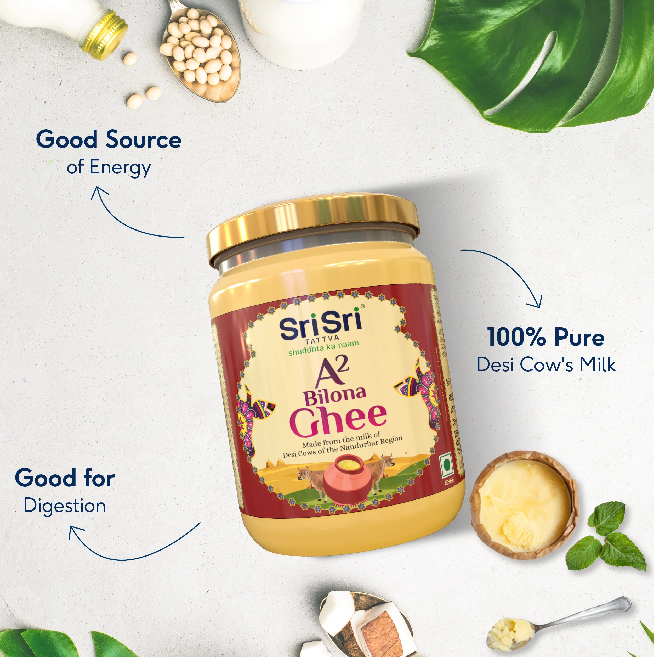 A2 Bilona Ghee, 500 ml - Image 3